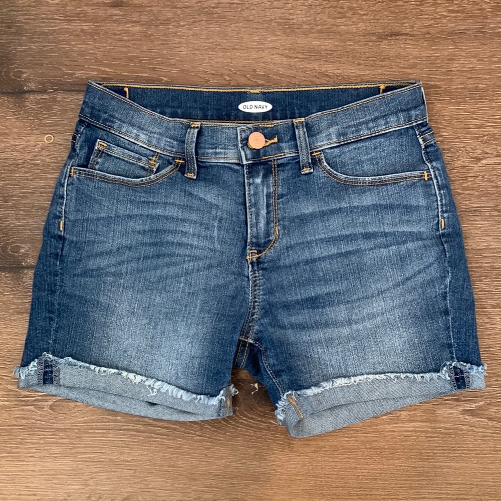 old navy girls jean shorts